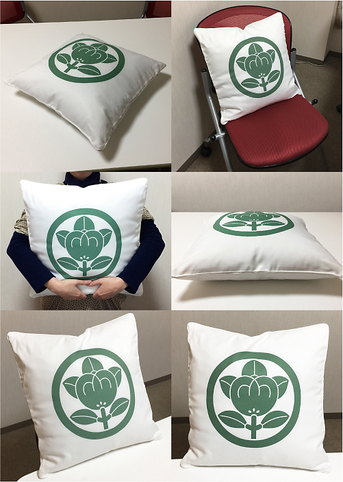 家紋クッション写真6種