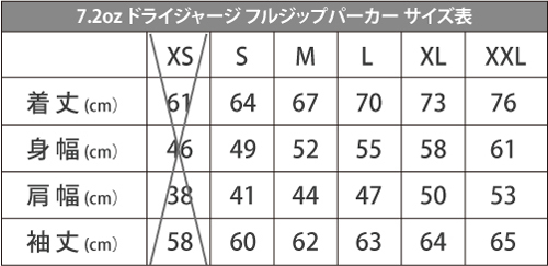 フルジップパーカー変更写真3